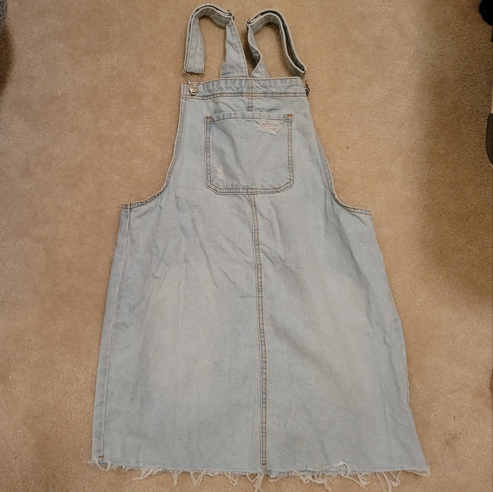 Bibbed minidress